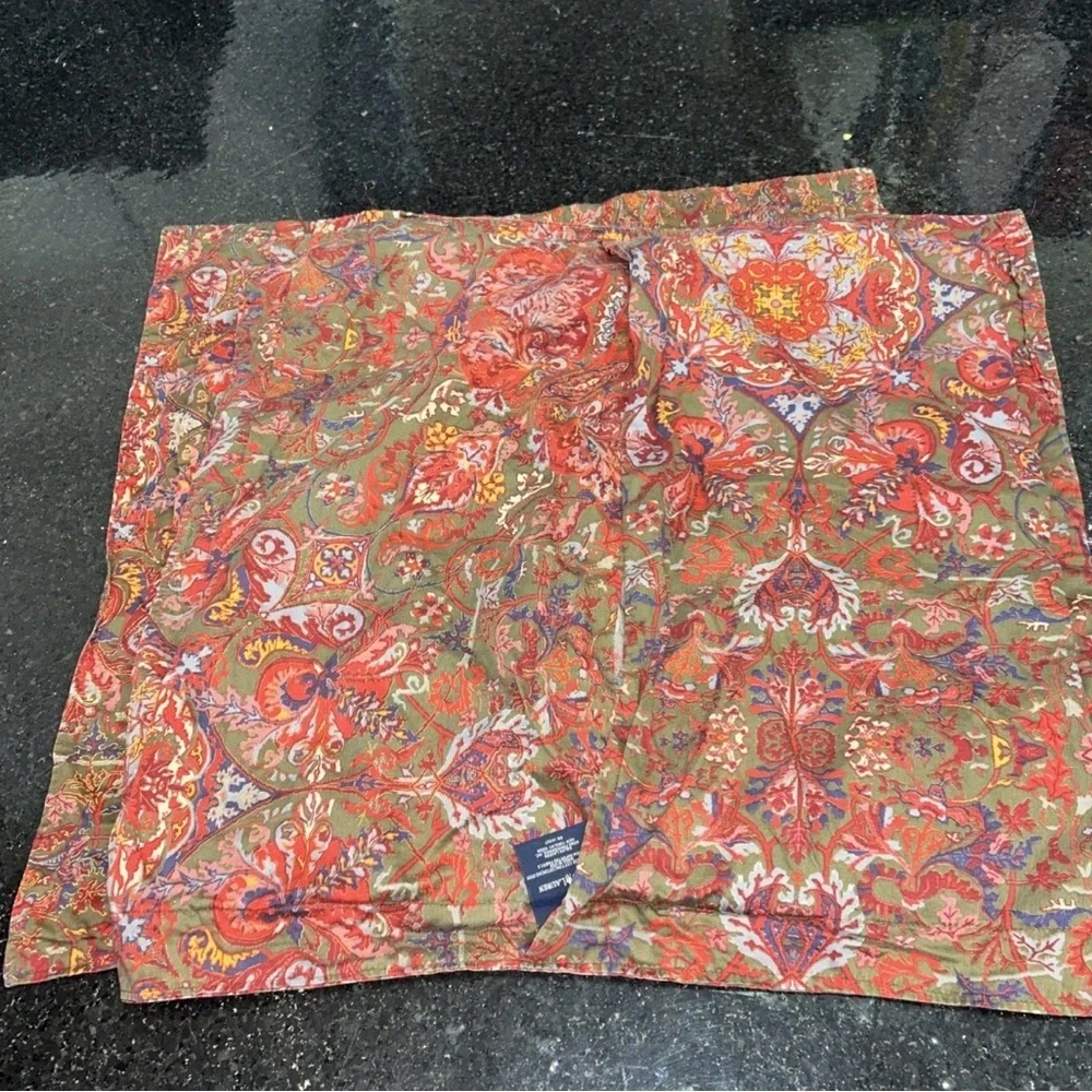 Ralph Lauren Galahad Lot Of 2 27x27 Accent Sham Pillow Cover Square Decorative